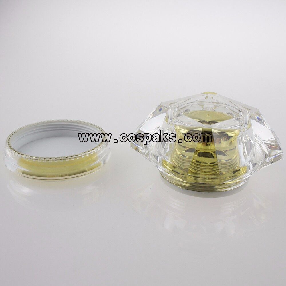 Empty Clear Cosmetic Jars Diamond shaped Mini Cosmetic - Temu