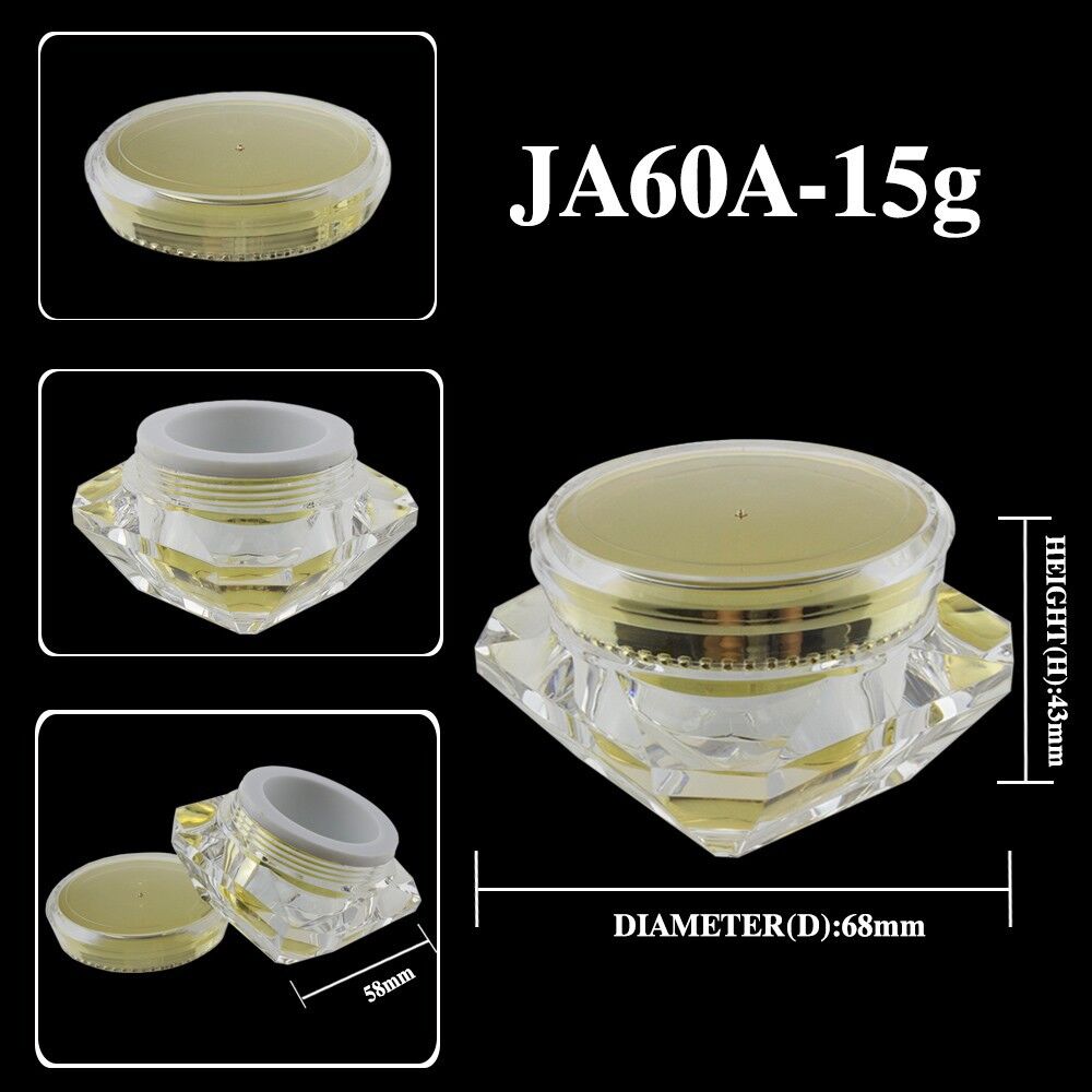 50pcs 45ml new small loose powder container - ShaoXing CosPack Store